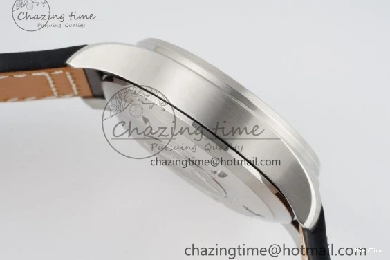 MIROTIME 0323 Pilot Chrono SS AZF 1:1 Best Edition Blue Dial on Brown Leather Strap A TimelessDesign 7060